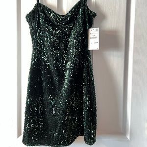 Zara sequin mini-dress